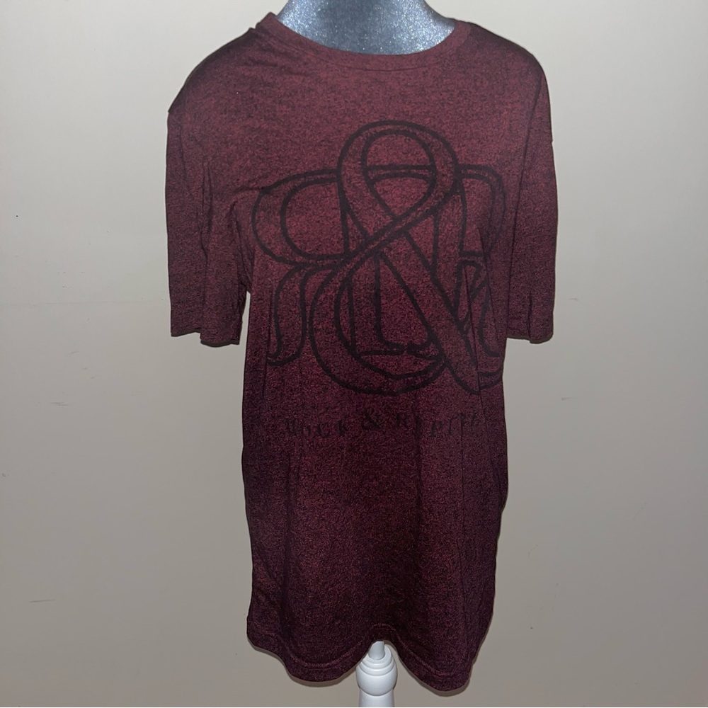 Burgundy and Black Rock & Republic Tee